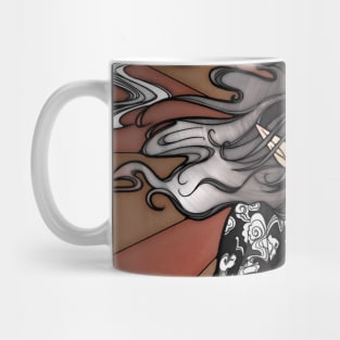 Kitsune Elf Stained Glass Mug